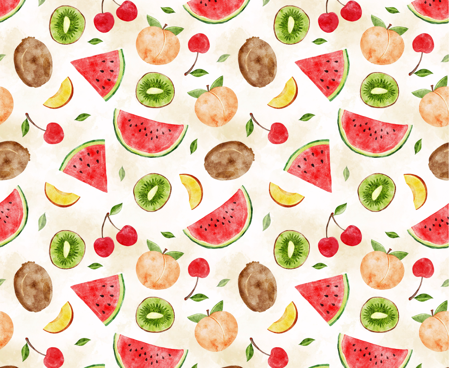 Via Pia Summer fabric – food-themed collectible cotton fat quarter for crafting and sewing