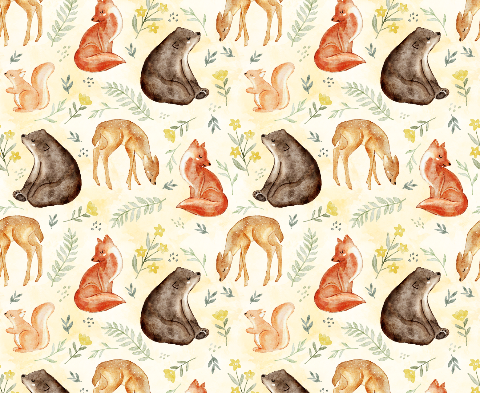 Via Pia Sylvie fabric – nature-themed collectible cotton fat quarter for kids crafting